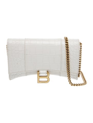 Embossed Leather Crossbody Bag