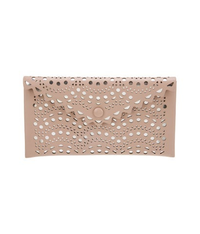 Alaia Leather Clutch