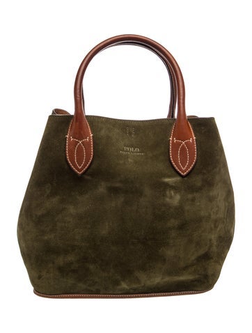 Suede Top Handle Bag