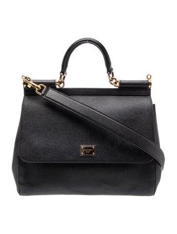 Leather Top Handle Bag