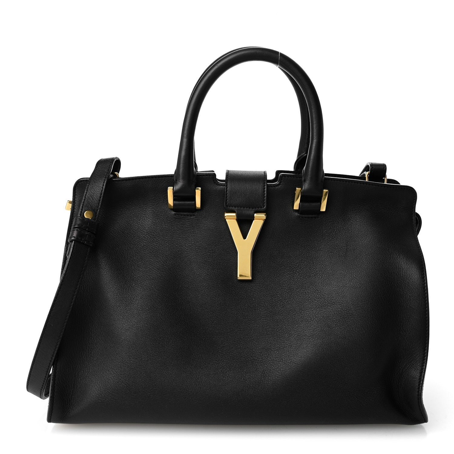 Saint Laurent Calfskin Small Classic Y Cabas Black