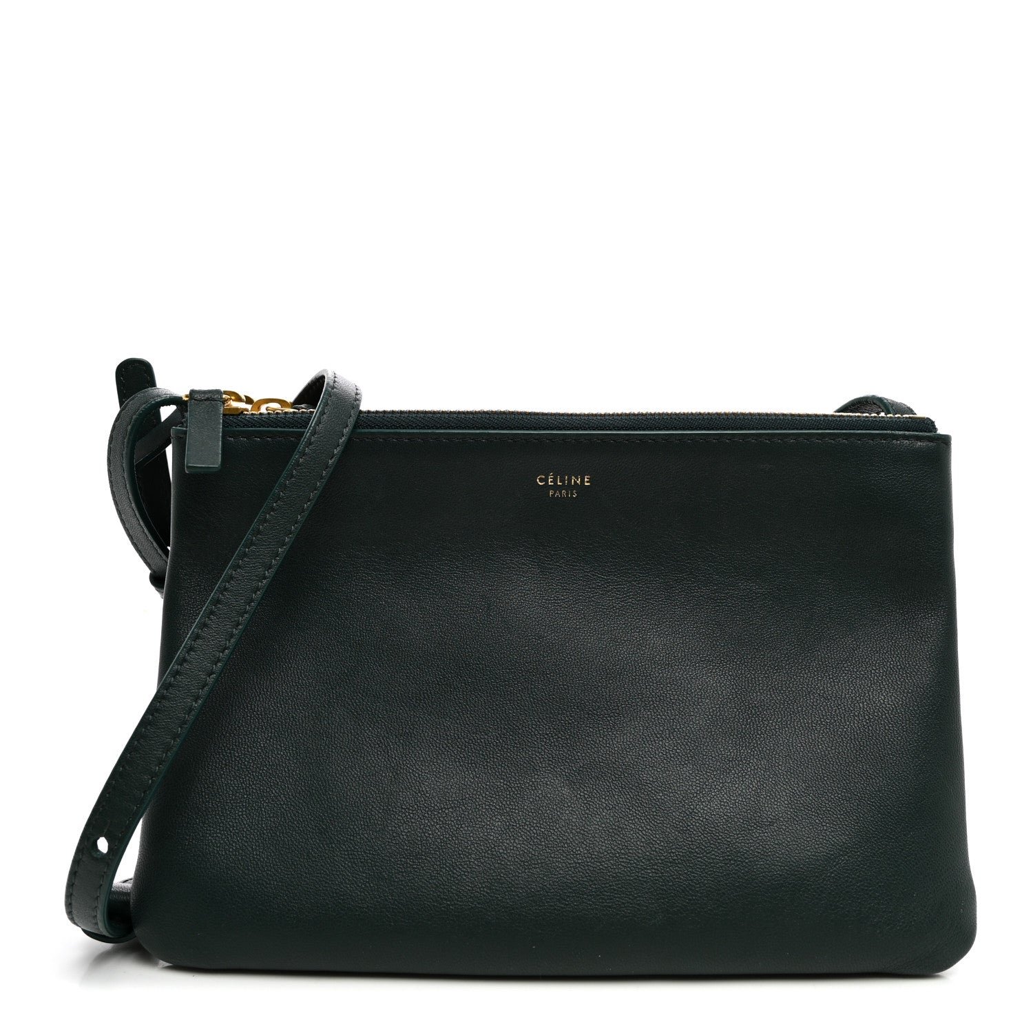 Celine Lambskin Small Trio Crossbody Bag Amazone