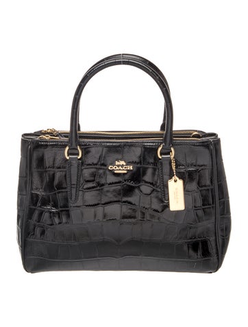 Leather Top Handle Bag