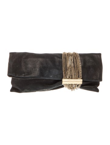 Suede Clutch