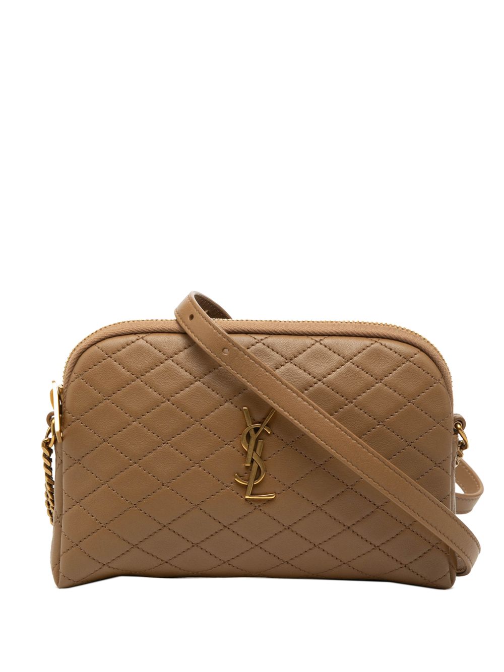 2023 Mini Quilted Lambskin Gaby Zippered Pouch crossbody bag