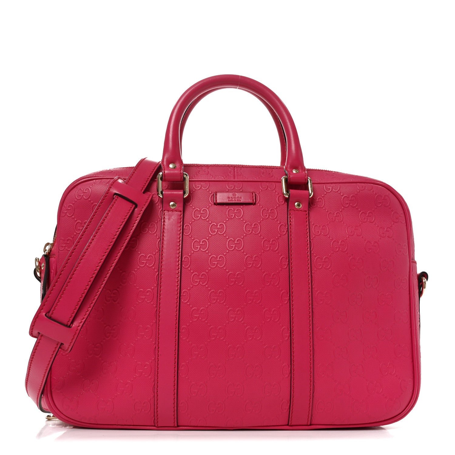 Gucci HIlary Lux GG Monogram Embossed Briefcase  Blossom
