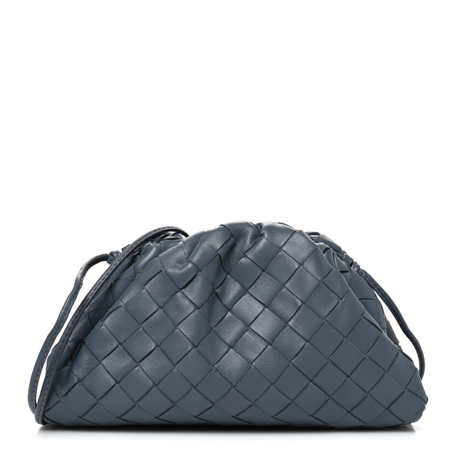 Bottega Veneta Nappa Intrecciato The Mini Pouch Thunder