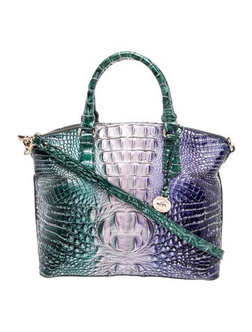 Brahmin Crocodile Top Handle Bag