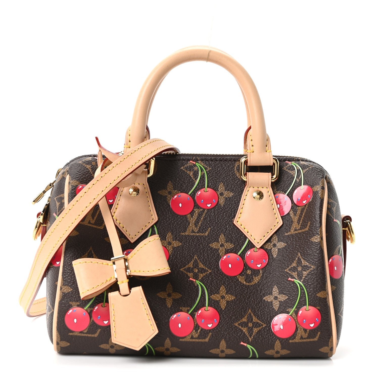 Louis Vuitton Louis Vuitton LV X TM Monogram Cerises Speedy Bandouliere 20