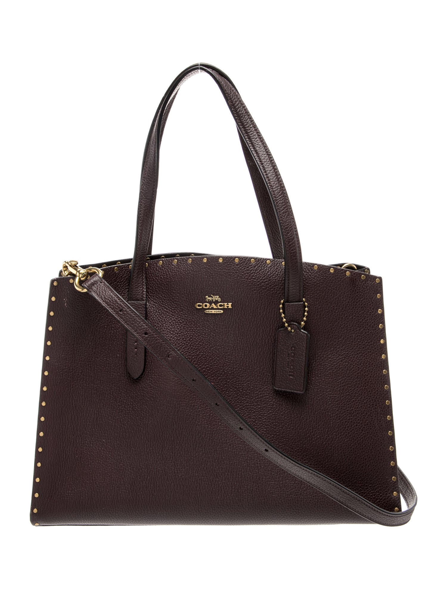 Leather Top Handle Bag