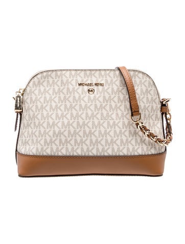 Embossed Leather Crossbody Bag