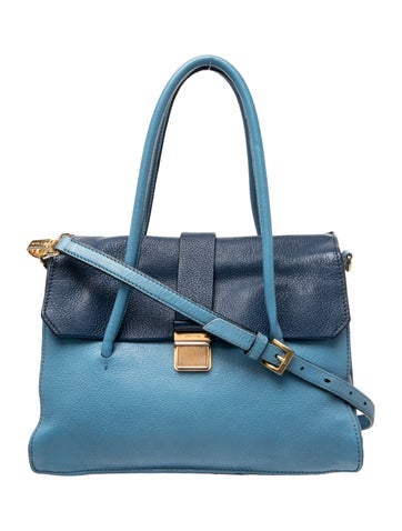 Leather Top Handle Bag