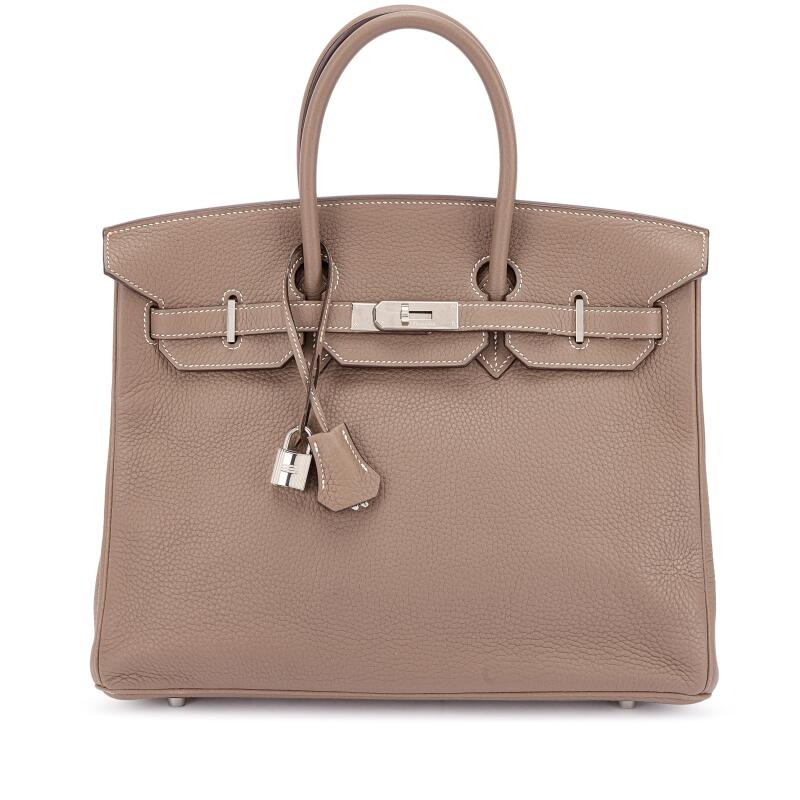 Etoupe Clemence Birkin 35 Palladium Hardware, 2007