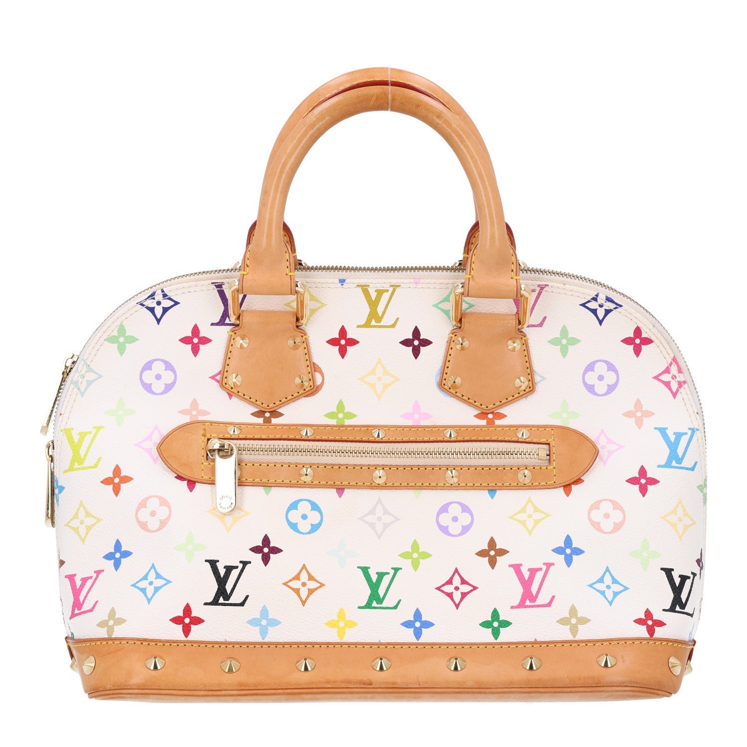 Louis Vuitton Monogram Multicolor Alma PM White