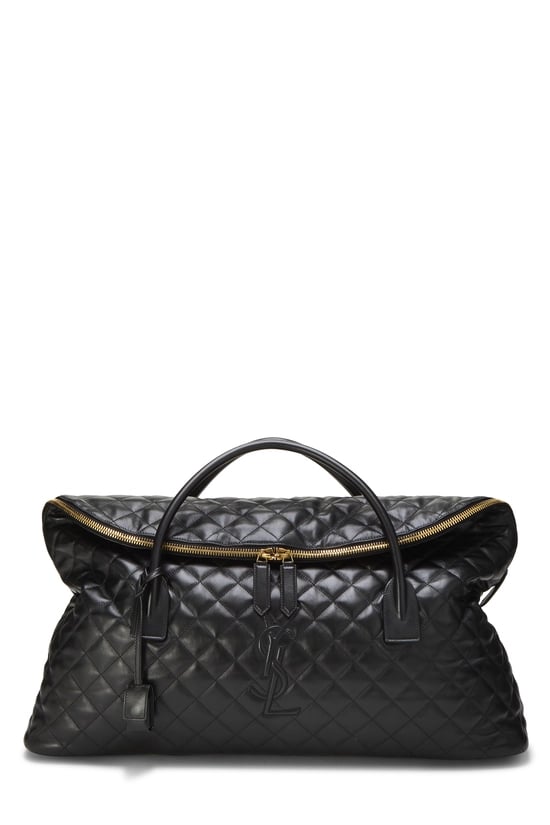 Black Calfskin ES Giant Travel Bag