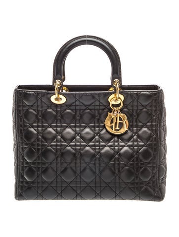 Cannage Lady Dior Large Vintage