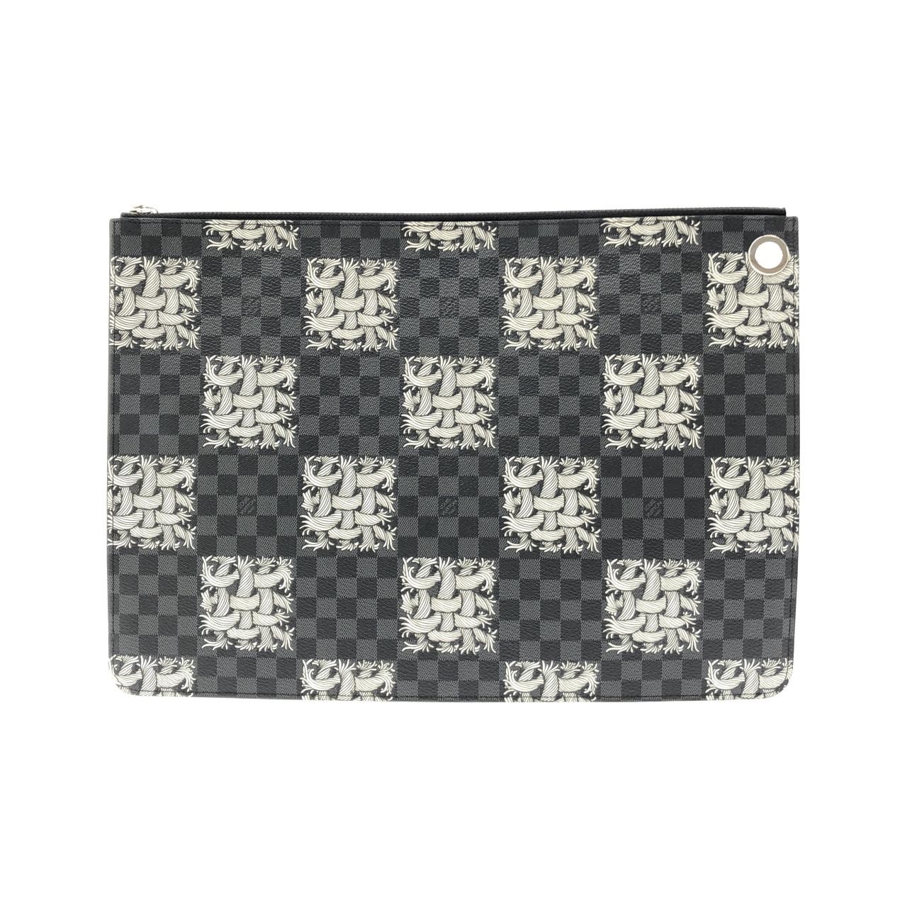 Louis Vuitton Damier Graphite (Rope) Pochette Jour GM N61232 Bag