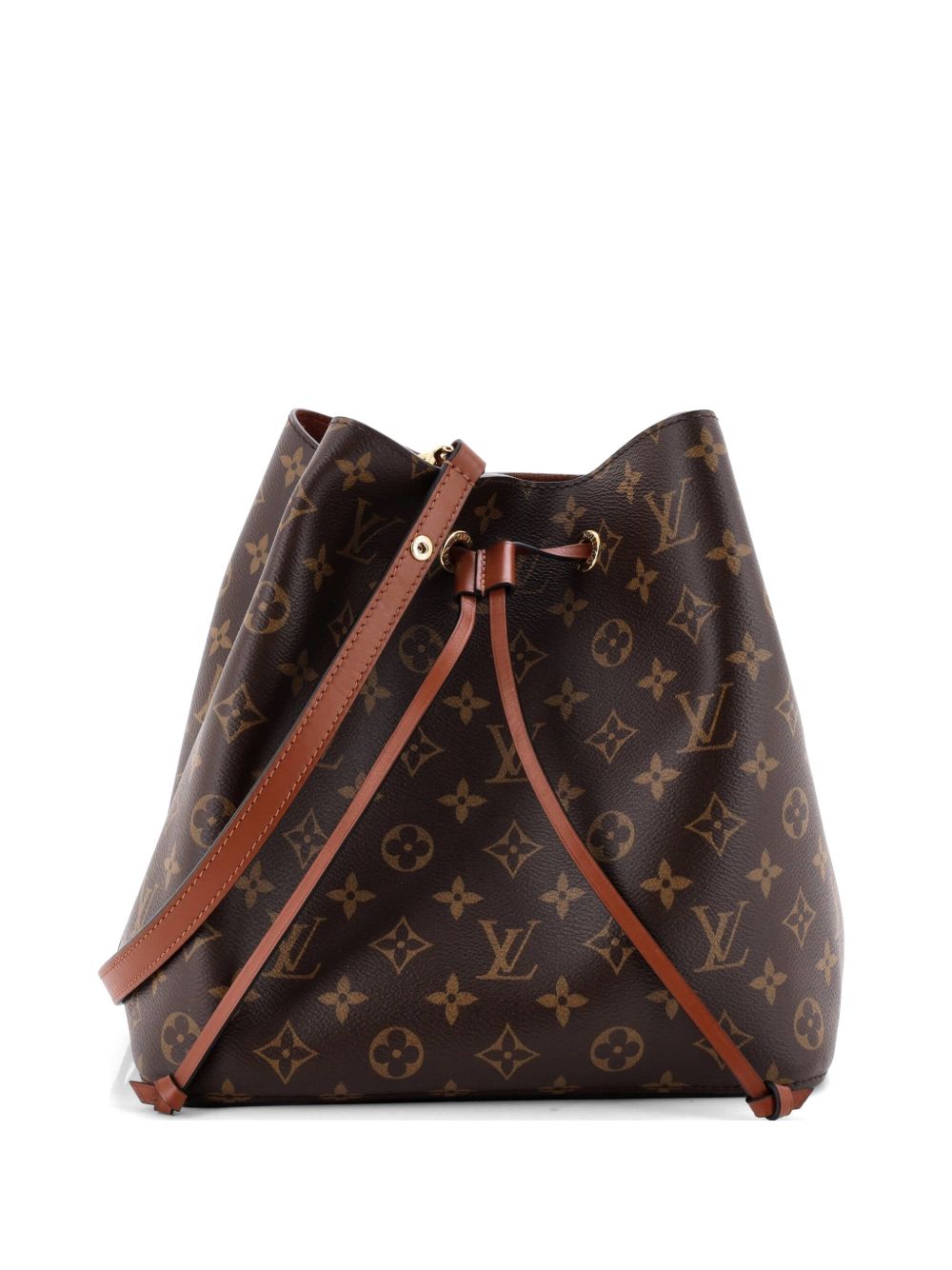 NeoNoe Handbag Monogram Canvas with Leather MM bucket bag