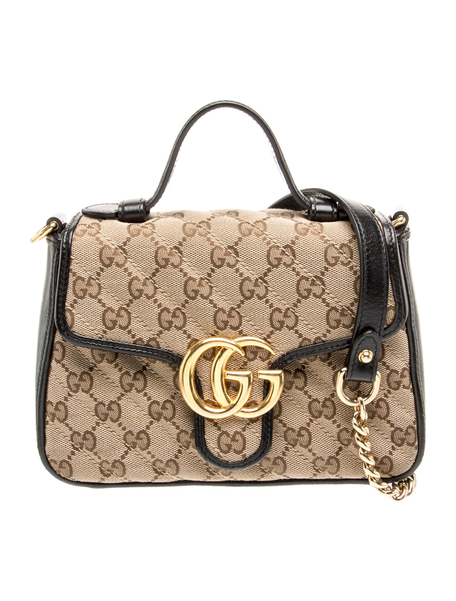GG Canvas Marmont Mini