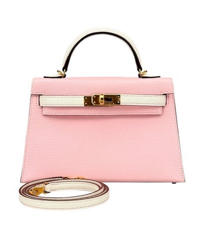Hermes Chevre Mysore Goatskin Special Order Mini Kelly 20 2024 W Tags