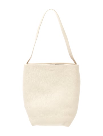 The Row Leather N/S Park Tote Medium