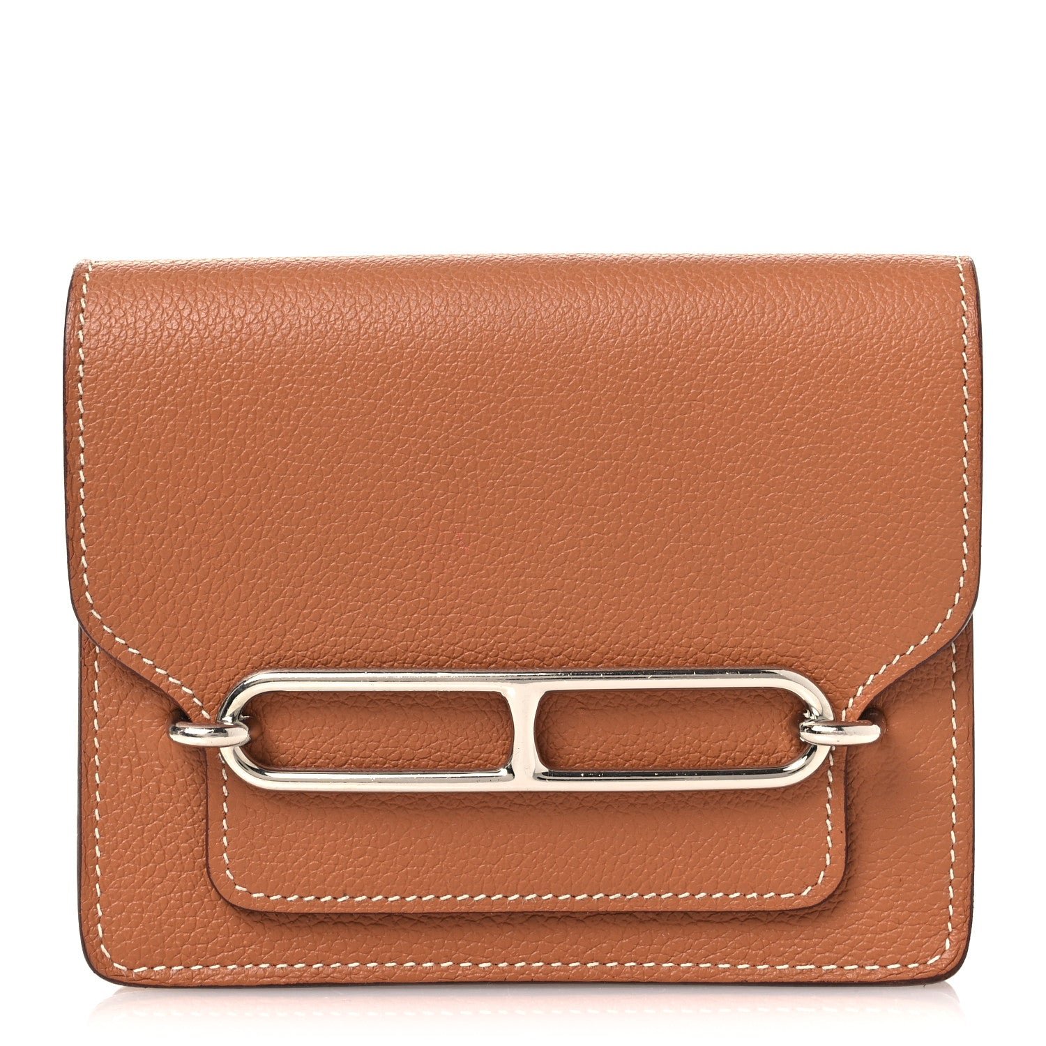 Hermes Evercolor Roulis Slim Wallet Gold