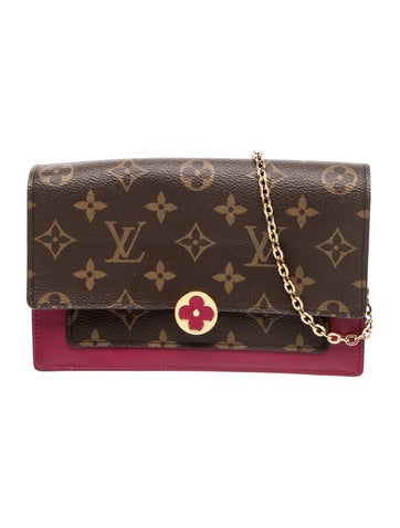 LV Monogram Flore Wallet On Chain