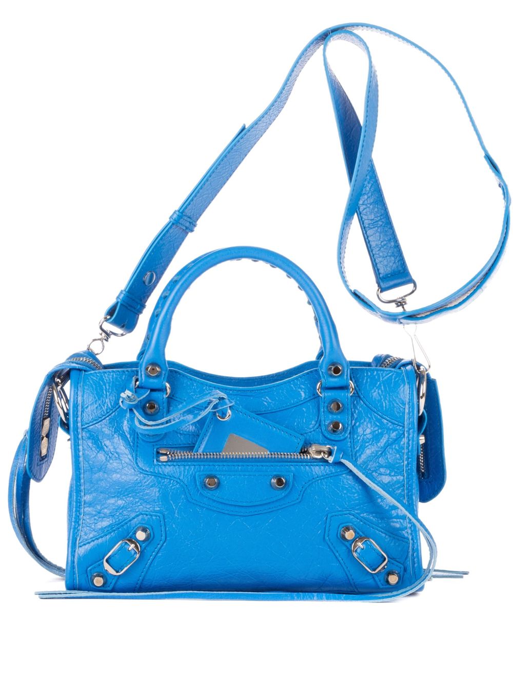 Balenciaga studded leather tote bag