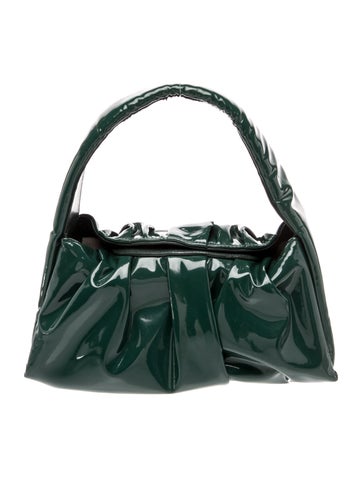 Patent Leather Top Handle Bag