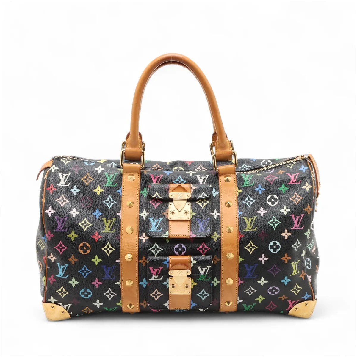 Louis Vuitton Multicolor Keepall 45 M92640 Black
