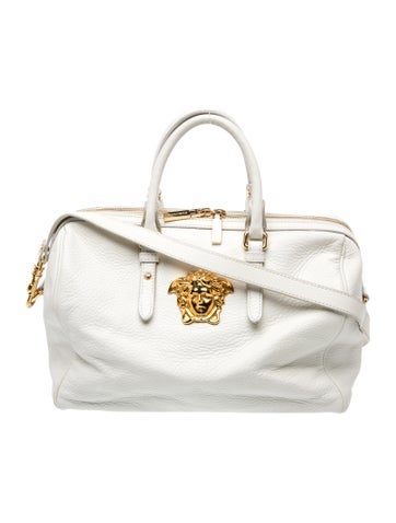 Versace Leather Top Handle Bag