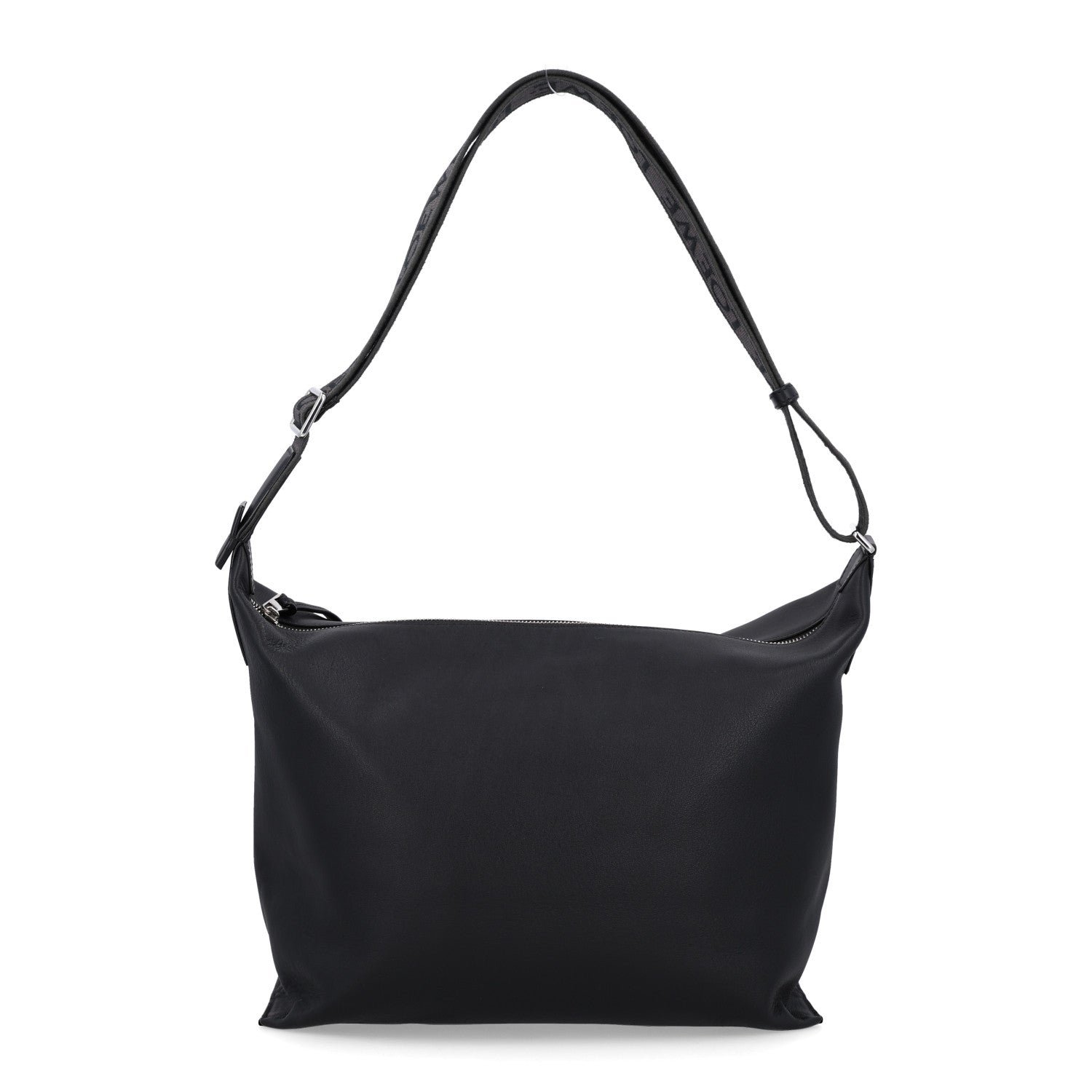 Loewe Supple Smooth Calfskin Jacquard Medium Cubi Crossbody Bag Black