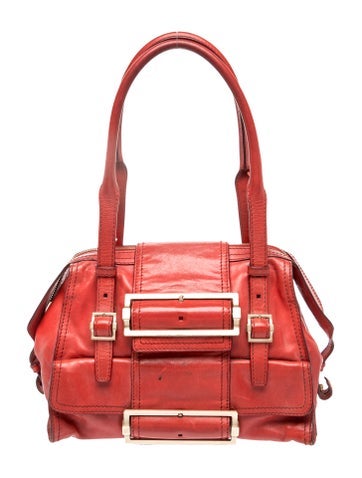 Leather Top Handle Bag