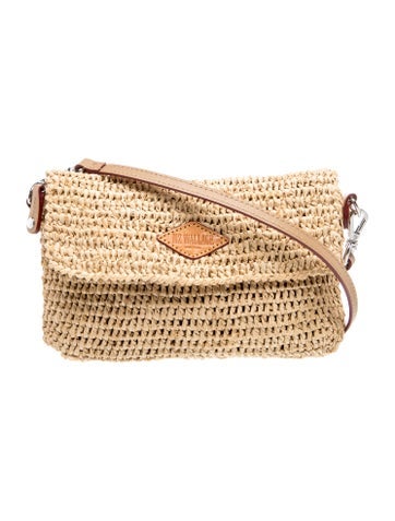 MZ Wallace Raffia Crossbody Bag