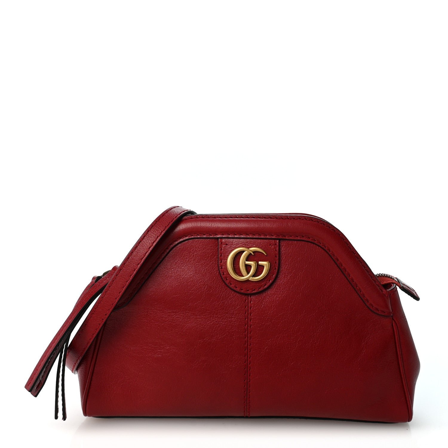 Gucci Piuma Lux Calfskin Small Re(Belle) Crossbody Bag Romantic Cerise
