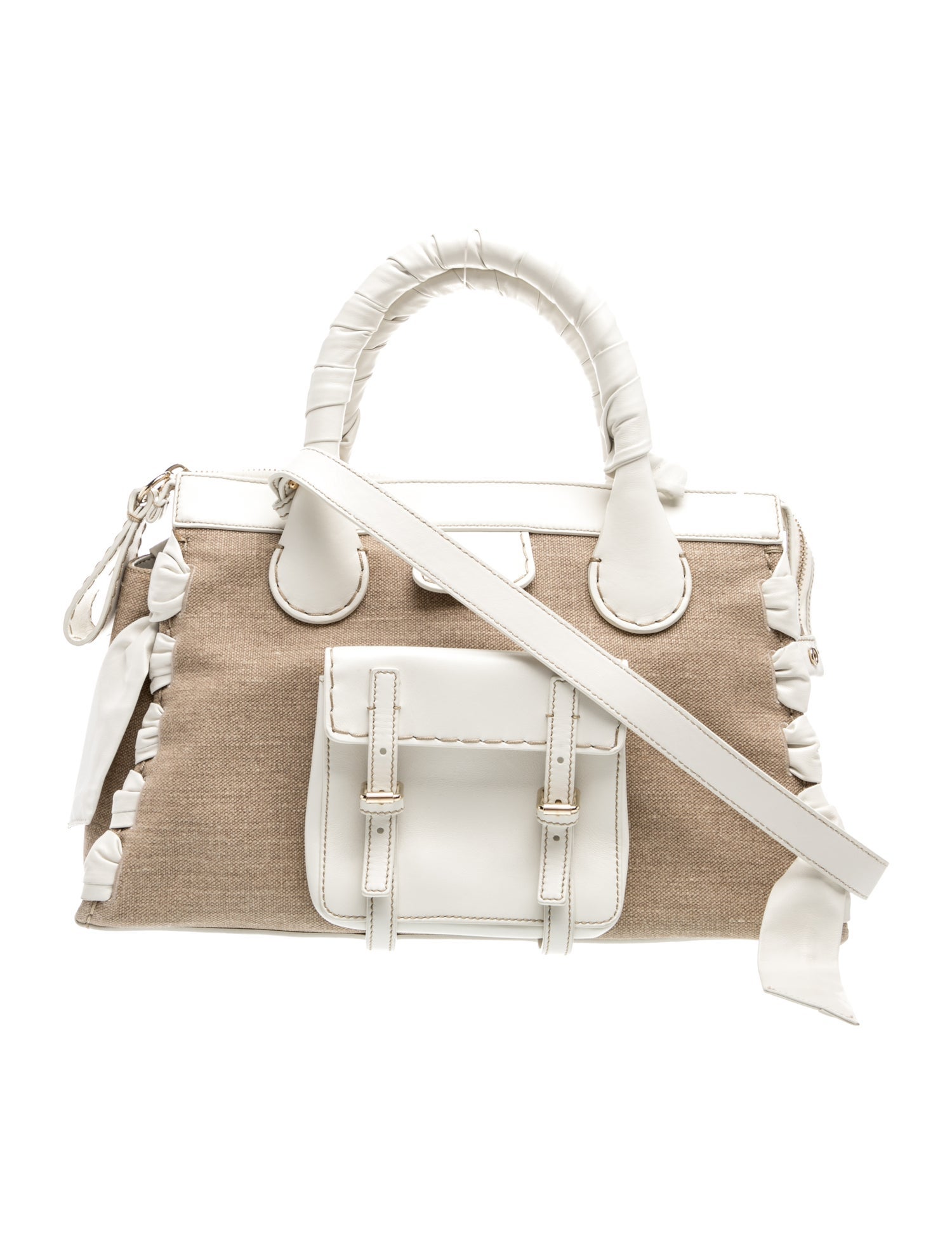 Leather Top Handle Bag