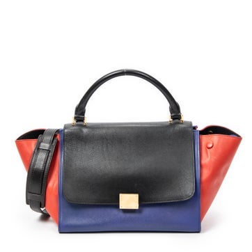 Leather Small Tricolor Trapeze