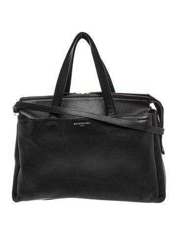 Leather Top Handle Bag