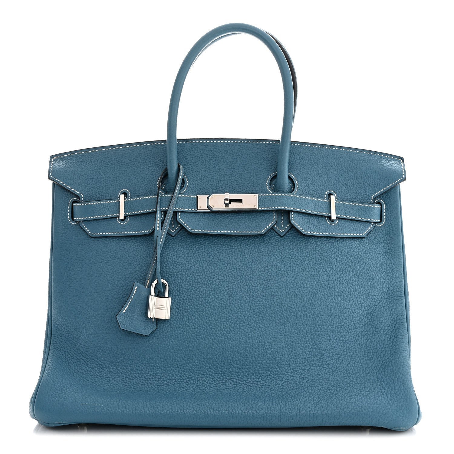 Hermes Togo BIRKIN 35 Blue Jean