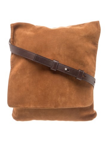 Suede Messenger Bag