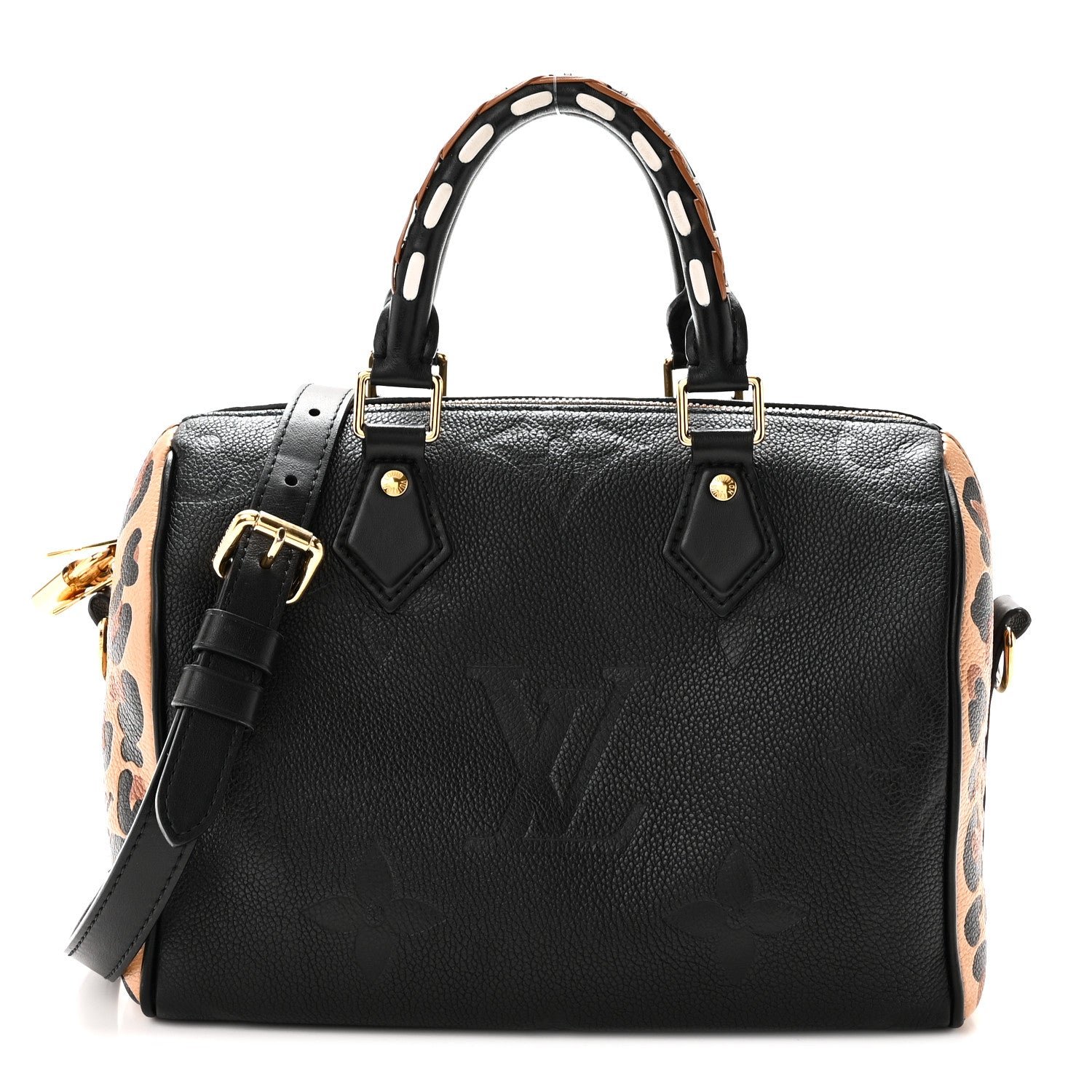 Louis Vuitton Louis Vuitton Empreinte Monogram Giant Wild At Heart Speedy Bandouliere 25 Black