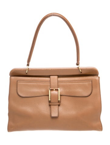 Leather Top Handle Bag