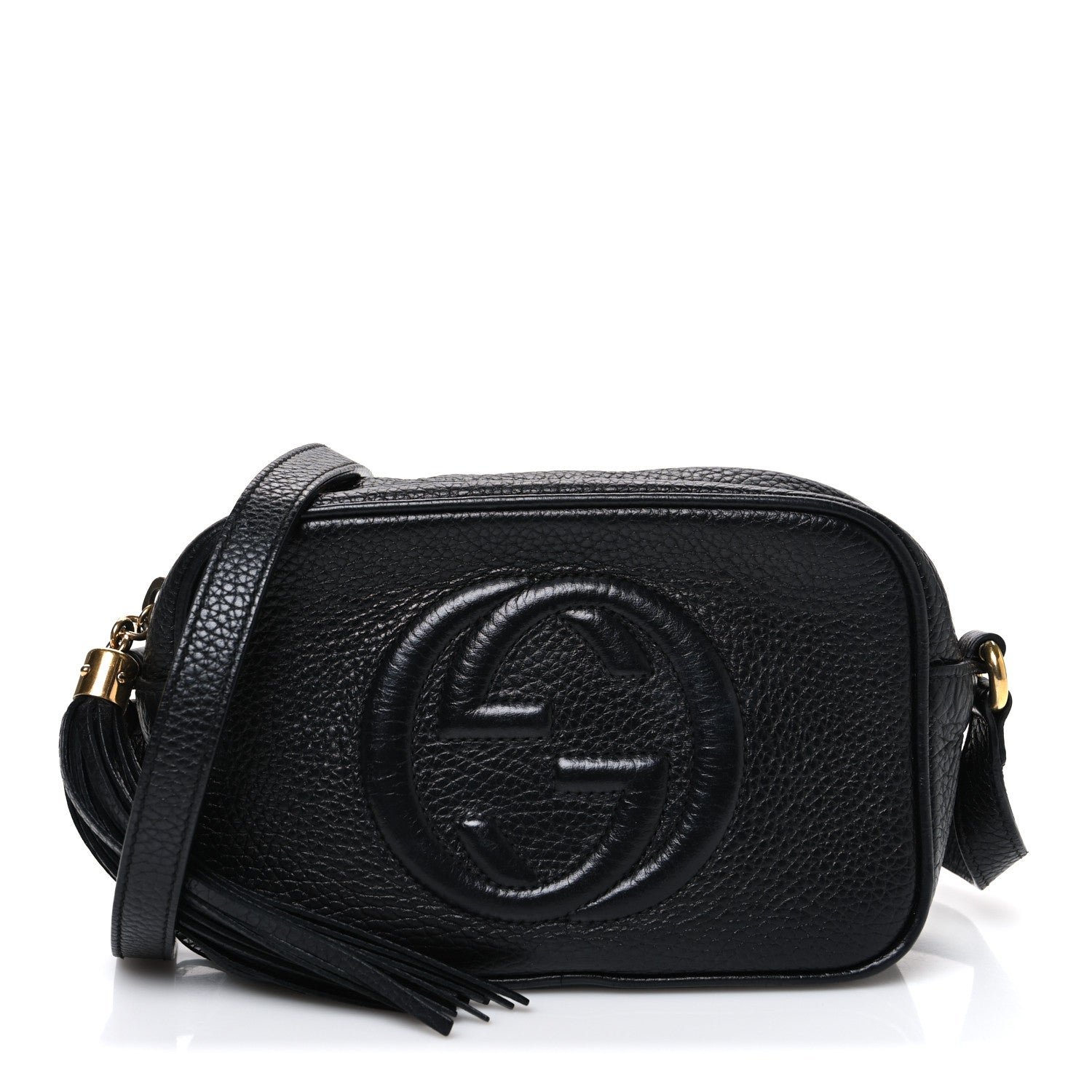 Gucci Pebbled Calfskin Small Soho Disco Bag Black