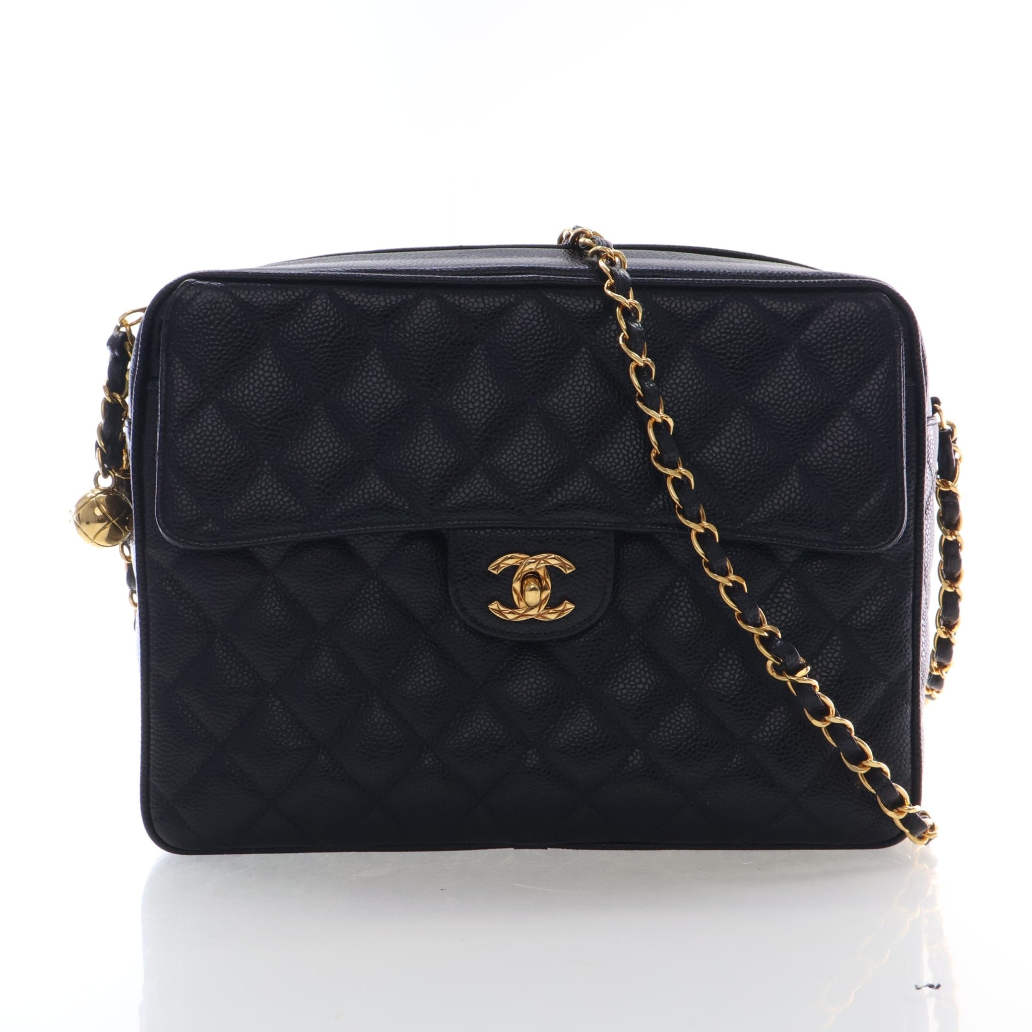Chanel Vintage Caviar Camera Bag