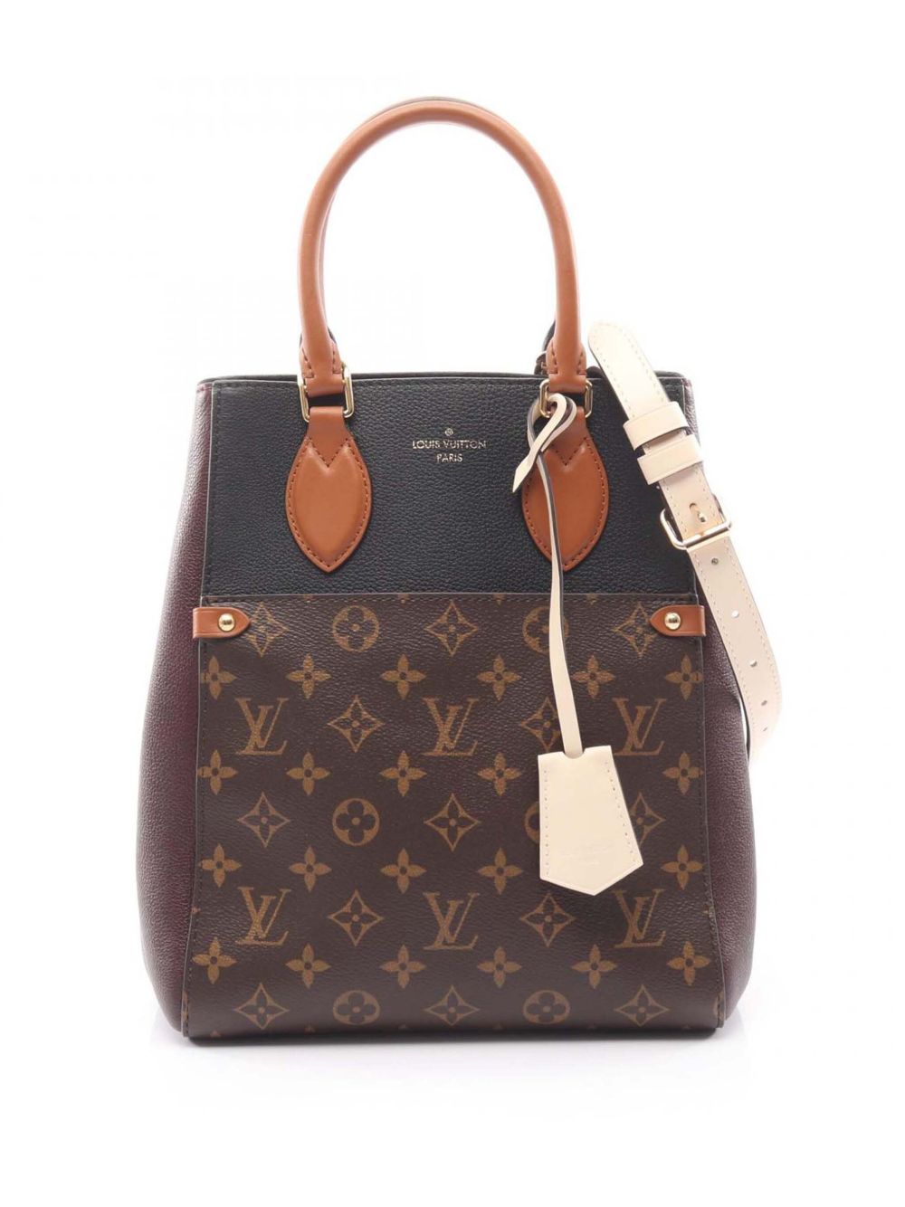 2020 Monogram Fold Tote MM satchel