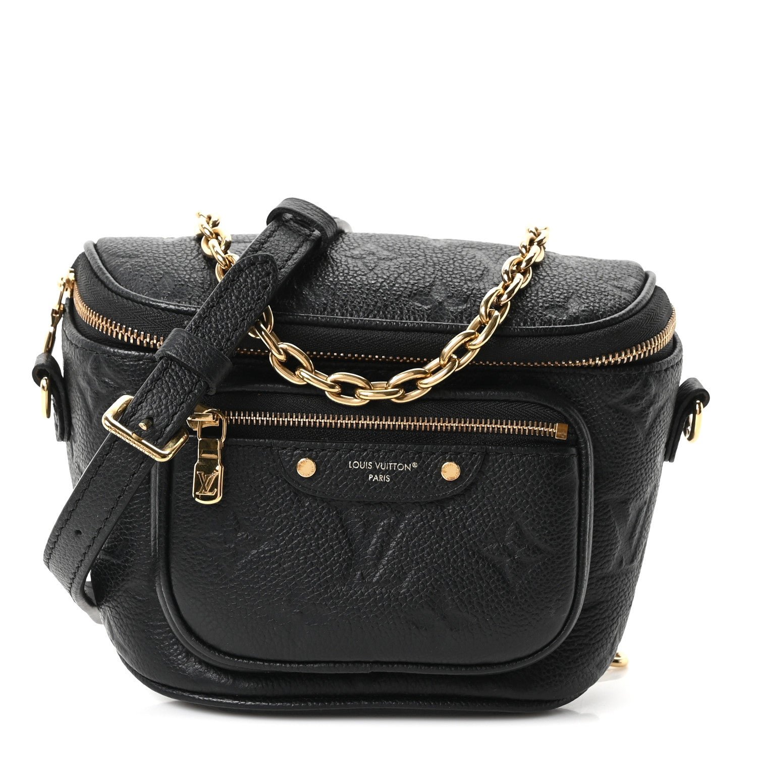 Louis Vuitton Louis Vuitton Empreinte Mini Bumbag Black