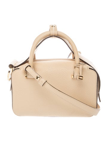 Leather Taurillon Soft Cool Box Satchel Nano