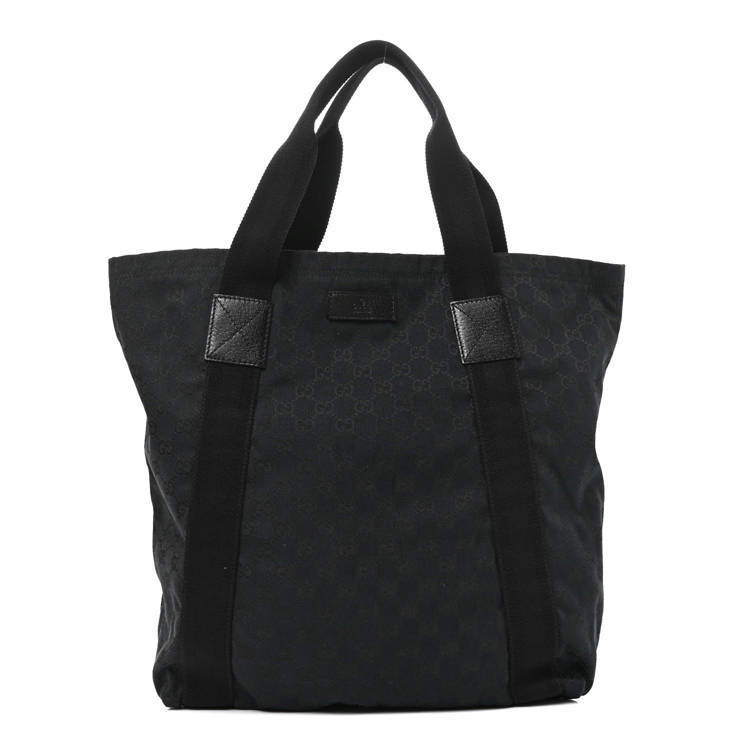 Gucci GG Monogram Medium Handle Vertical Tote Black