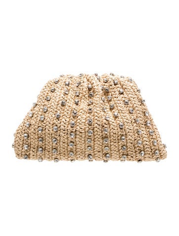 Loeffler Randall Straw Evening Bag Small