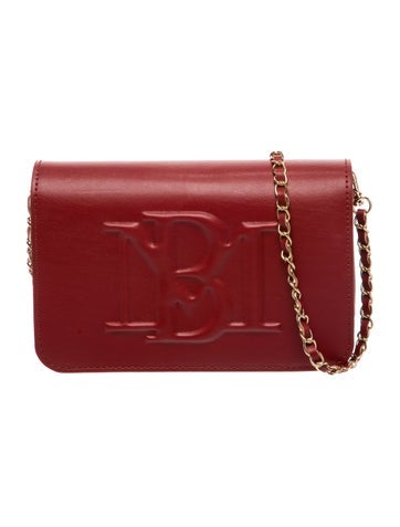 Badgley Mischka Leather Evening Bag w/ Tags